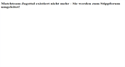 Desktop Screenshot of matchteam-jagsttal.de